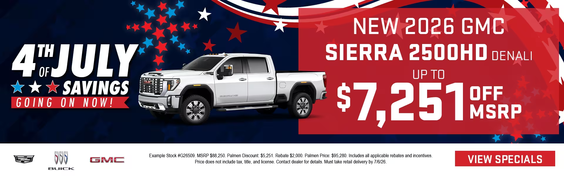 New 2026 GMC Sierra 2500HD Denali - Up to $7,251 off msrp
